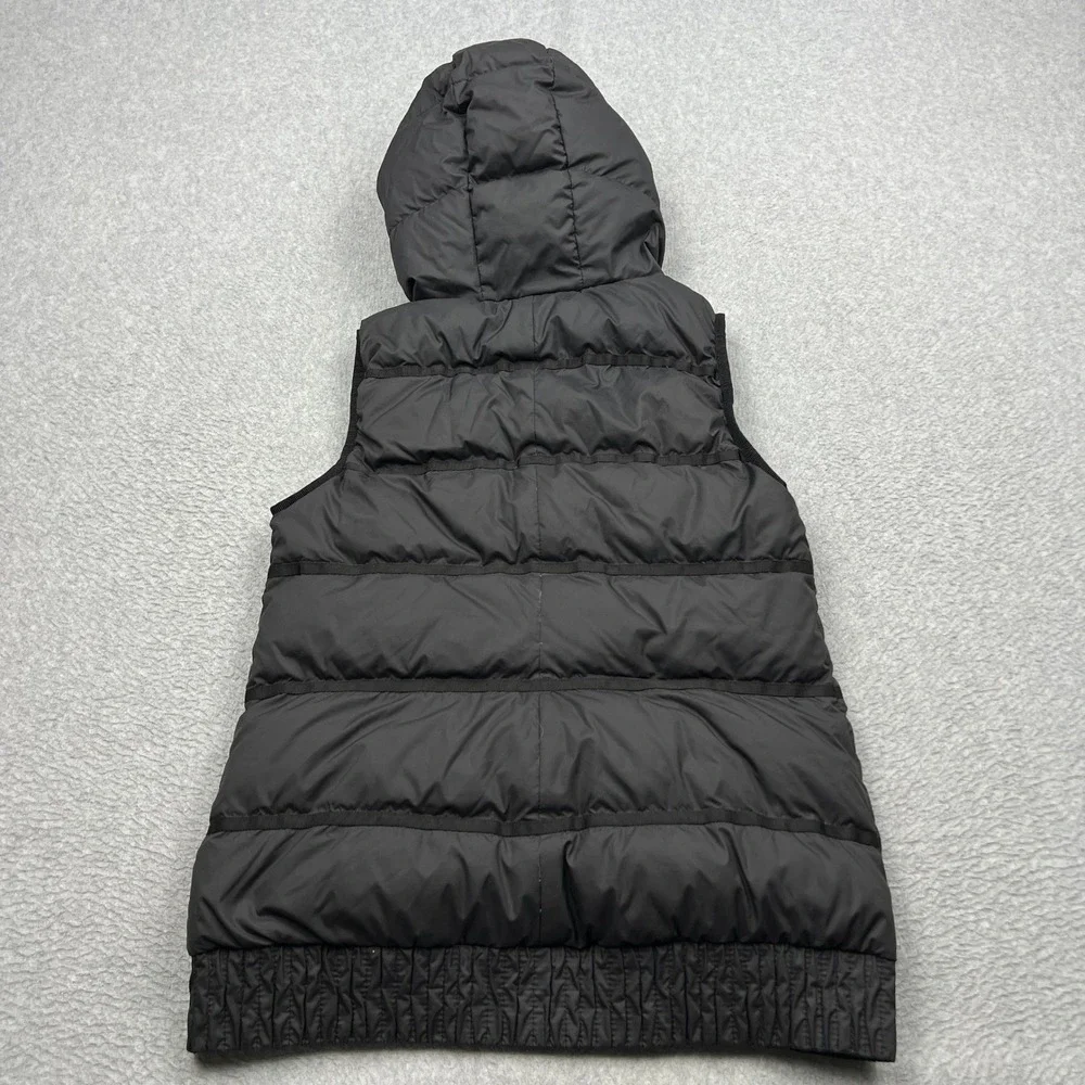 Lululemon Chilly Chill Puffy Vest Womens 6 Black Goose Down Reversible W4D68S